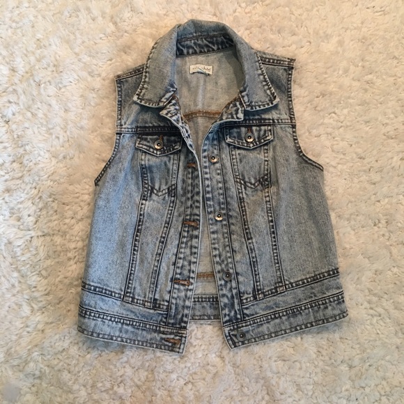 Maison Jules Jackets & Blazers - Jean Jacket Vest Maison Jules Jackets & Blazers - Jean Jacket Vest